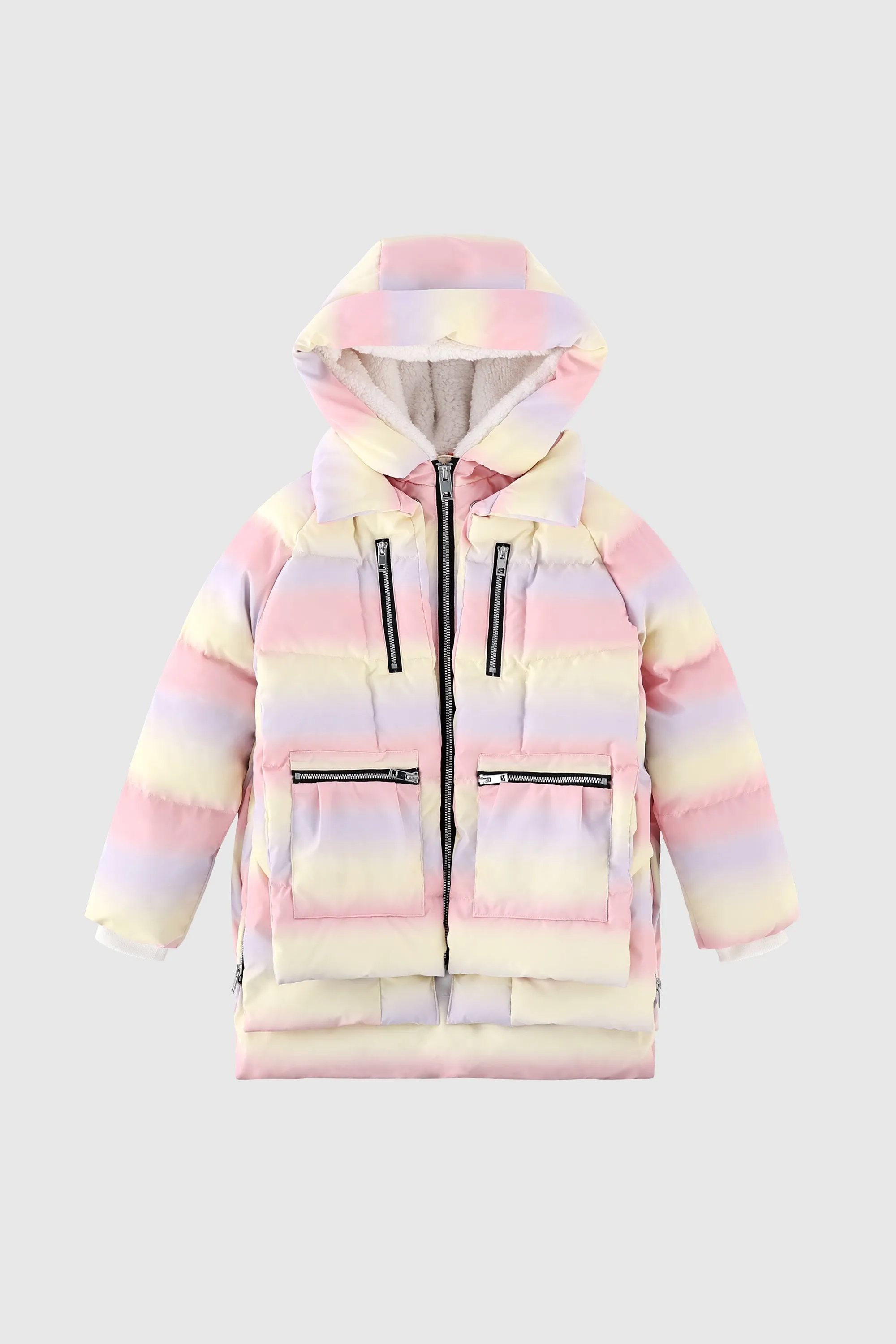 092 Colorlay Kids Reflective Down Jacket