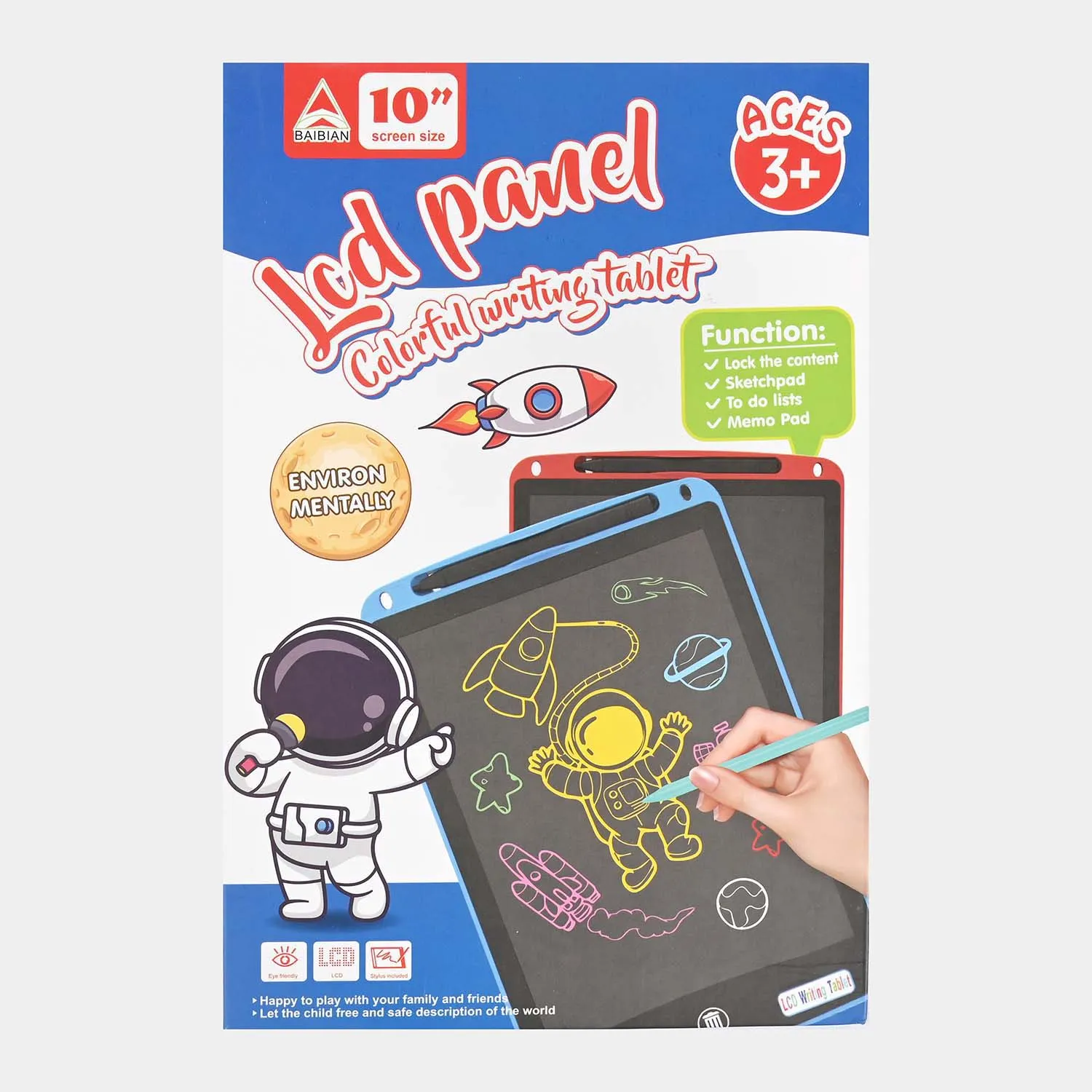 Colorful Kids Writing Tablet