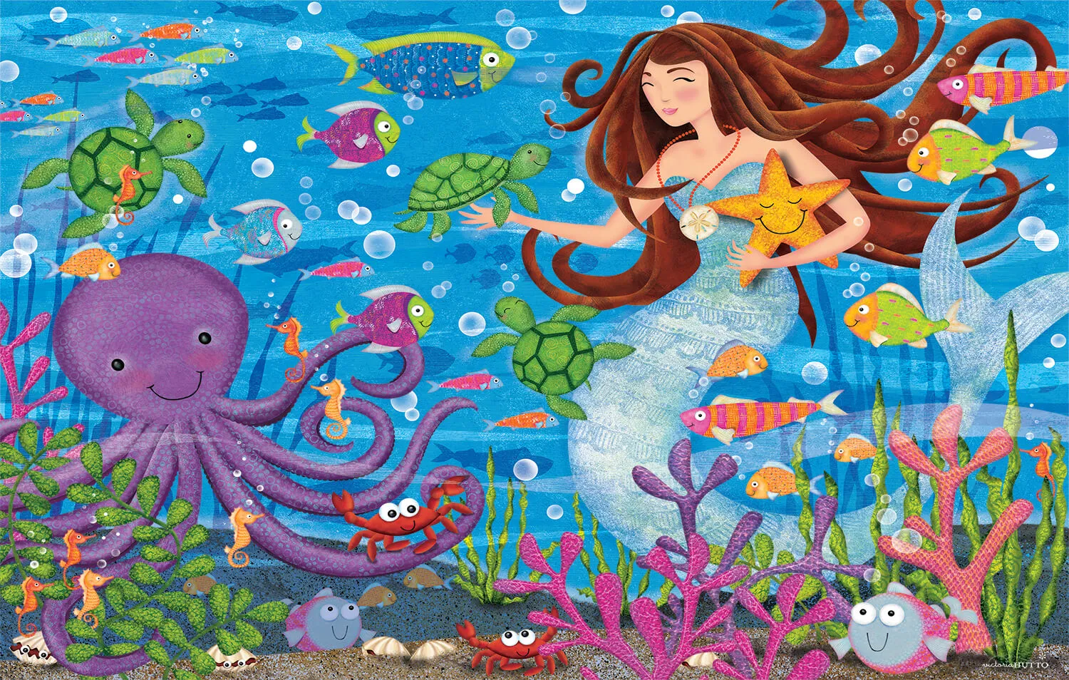 100-Piece Ocean Social Jigsaw Puzzle