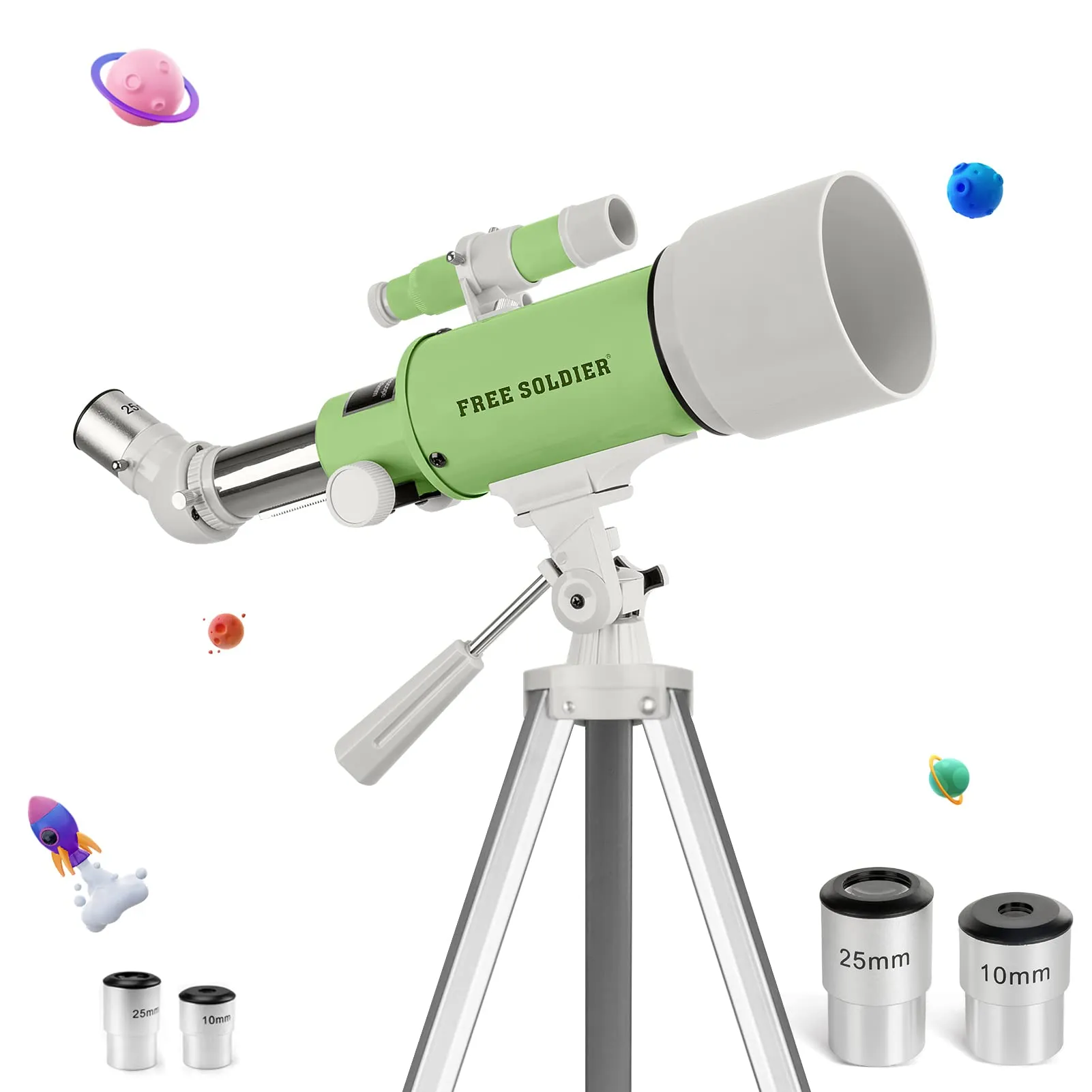 40070 Telescope for Kids and Beginners with Smartphone Adapter