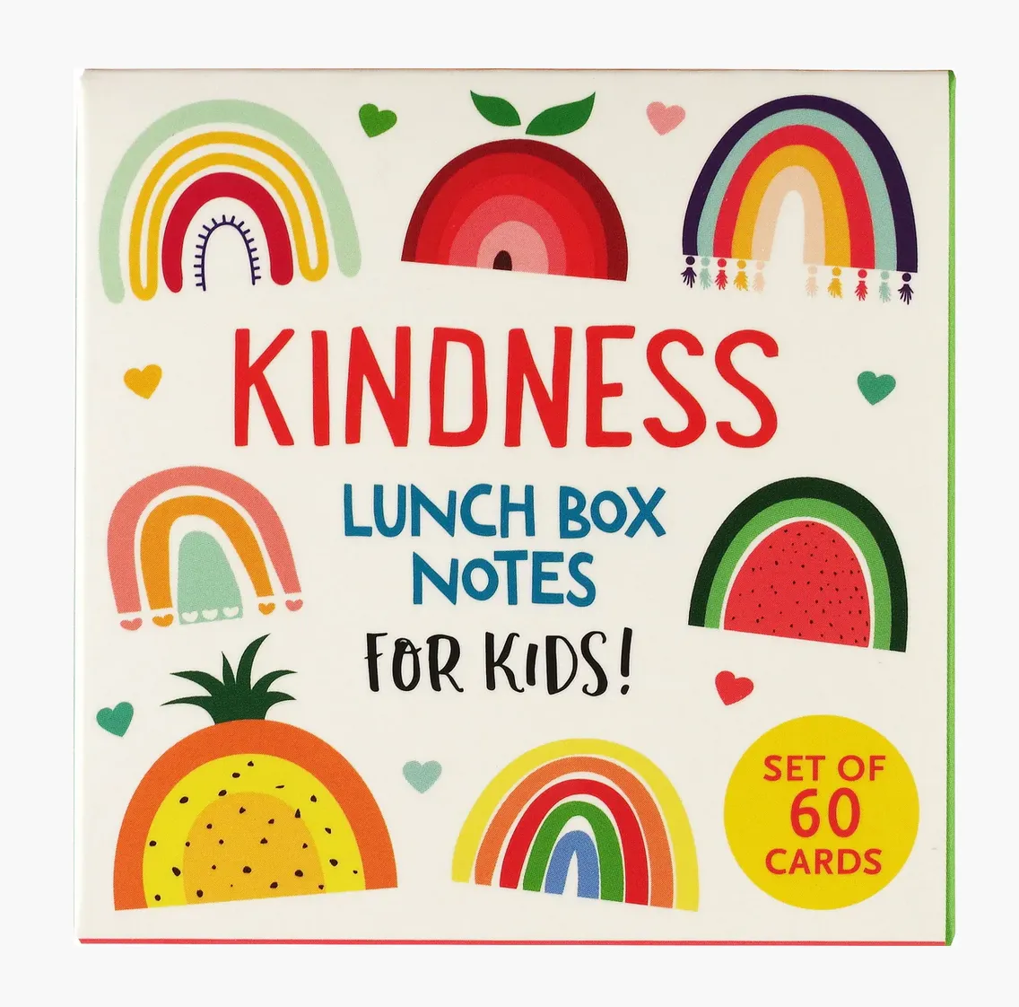 Set of 60 Kindness Lunch Box Notes for Kids