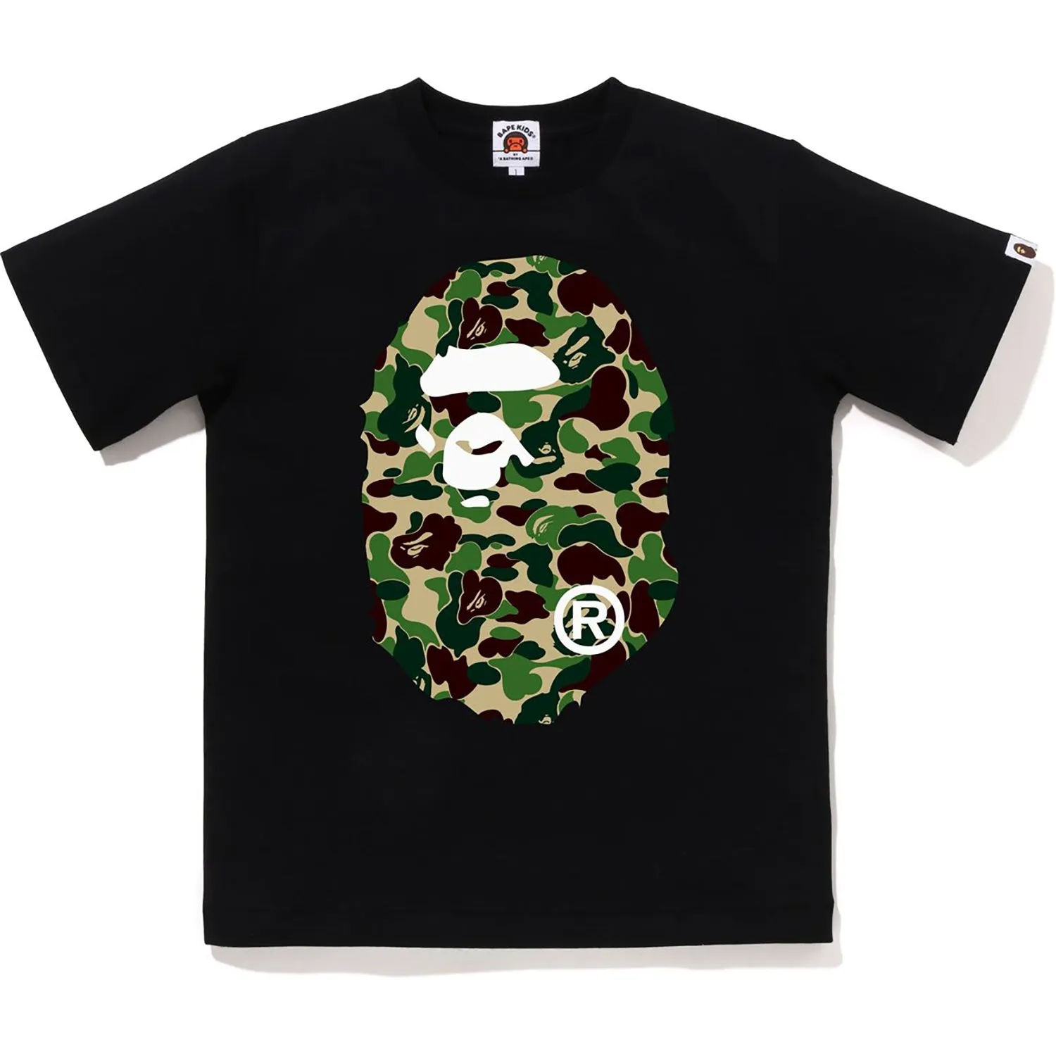 ABC Camo Big Ape Head Tee for Junior Kids