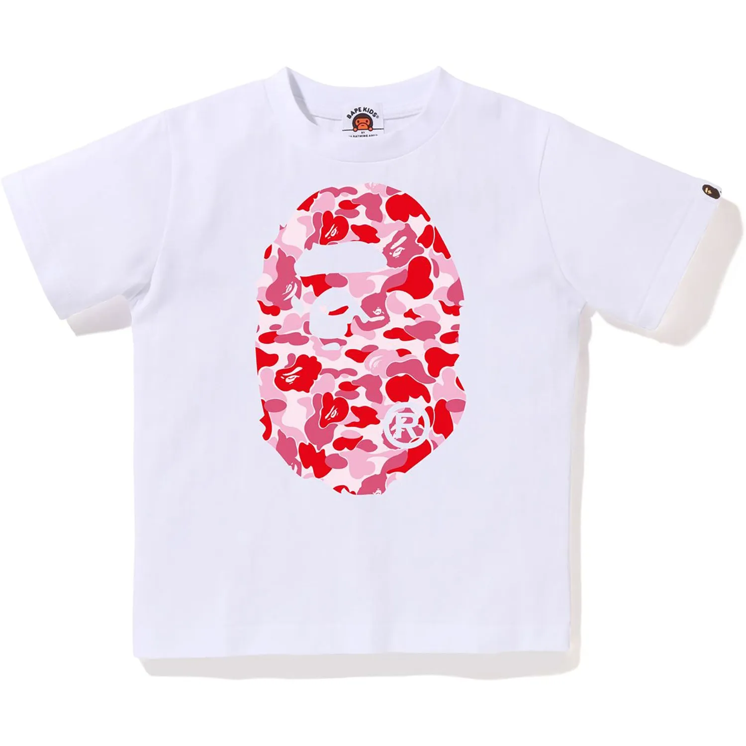 Kids Tee with ABC Camo Big Ape Head