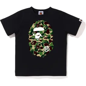 Kids Tee with ABC Camo Big Ape Head