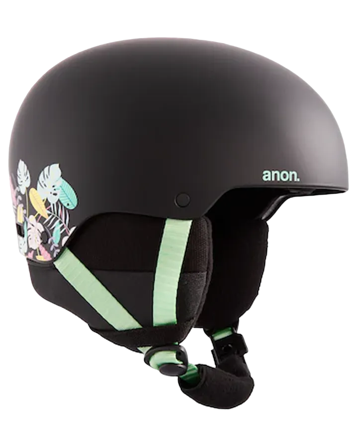 Anon Kids' Rime 3 Snow Helmet - Black | Shop Ski & Snowboard Helmets at Trojan Wake Ski Snow & Snow Skiers Warehouse