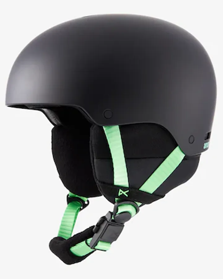 Anon Kids' Rime 3 Snow Helmet - Black | Shop Ski & Snowboard Helmets at Trojan Wake Ski Snow & Snow Skiers Warehouse