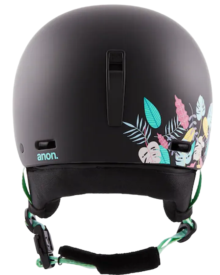 Anon Kids' Rime 3 Snow Helmet - Black | Shop Ski & Snowboard Helmets at Trojan Wake Ski Snow & Snow Skiers Warehouse