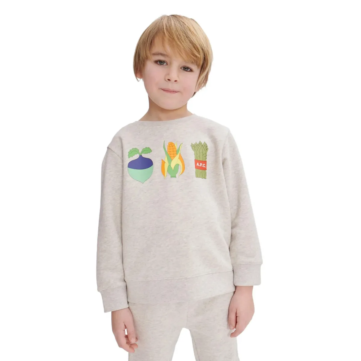 A.P.C.   Sweat Happy Ecru (kids)