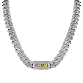 White Gold “BASIC” Cuban Chain by APORRO X COOGI