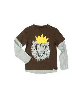 Appaman Kids Lion Repo Long Sleeve Shirt