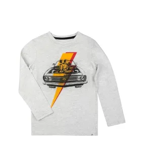 Appaman Kids Long Sleeve Tee with Muscle Car Design