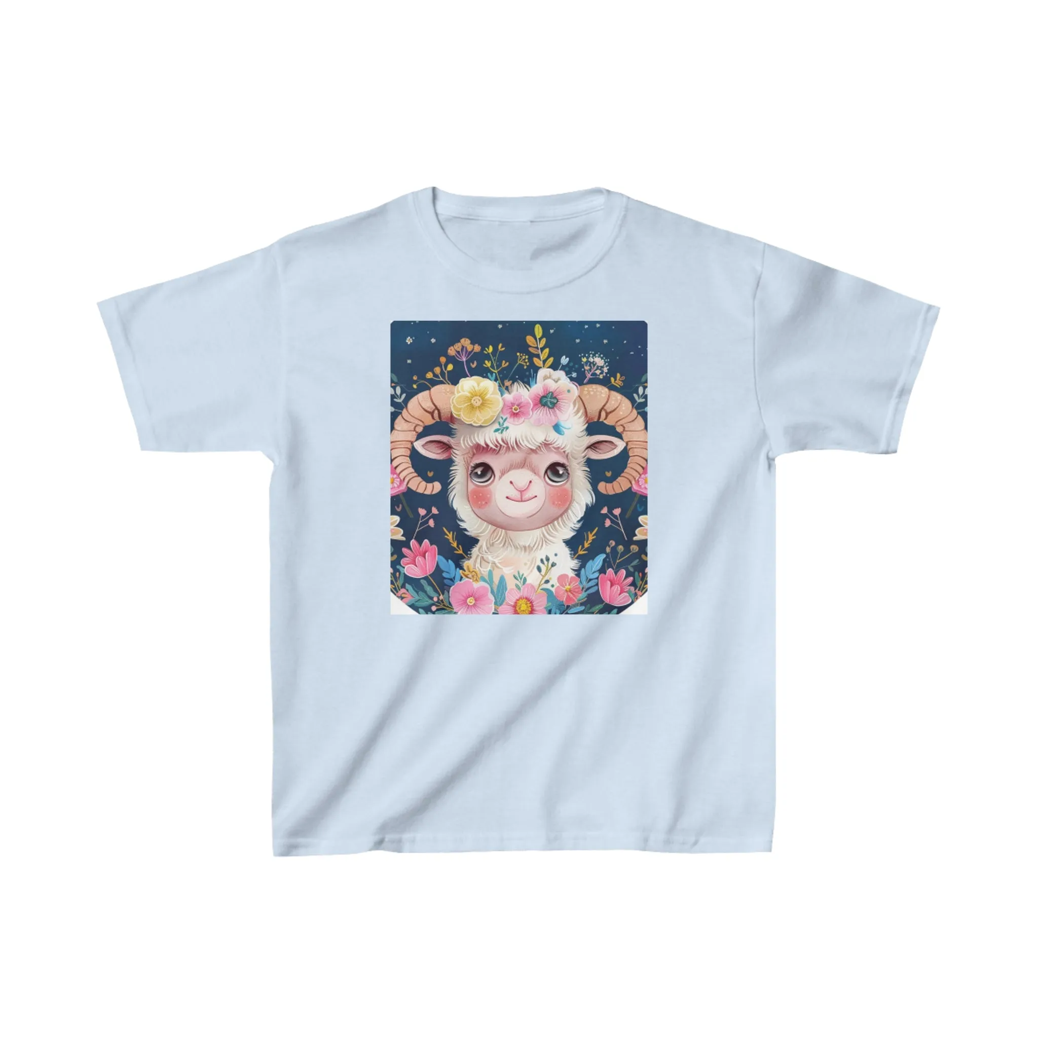 Kids Heavy Cotton Tee Aries zodiac