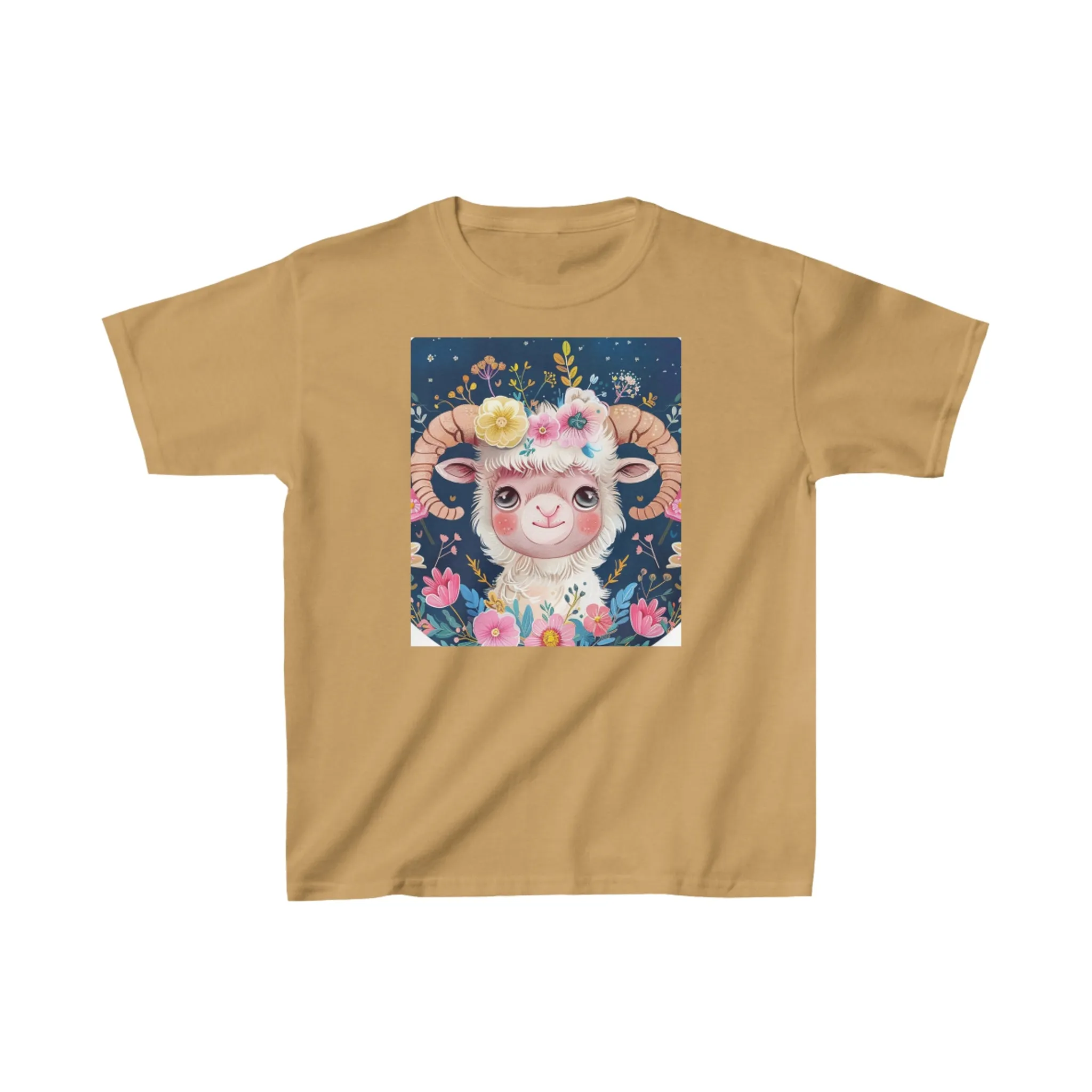 Kids Heavy Cotton Tee Aries zodiac