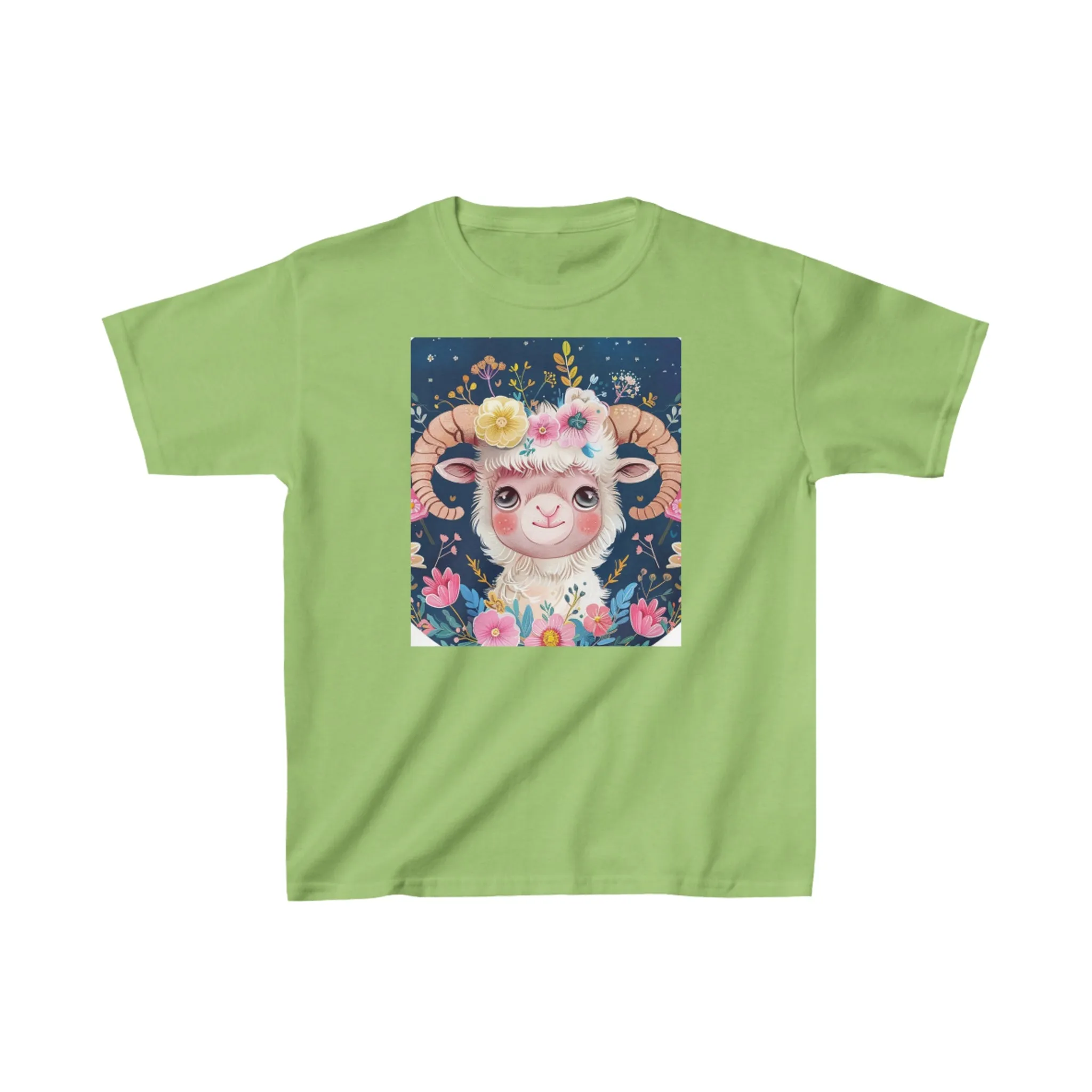 Kids Heavy Cotton Tee Aries zodiac