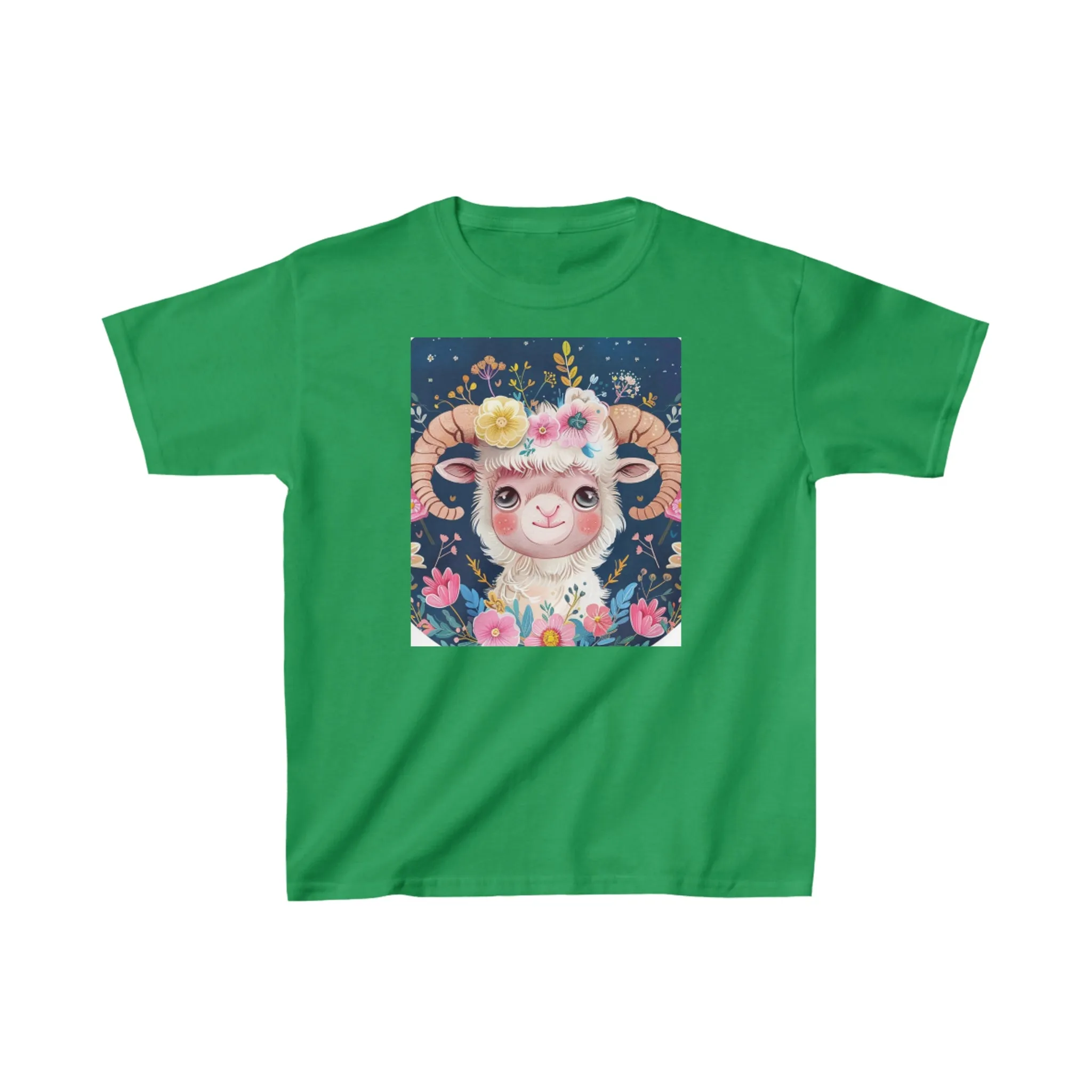 Kids Heavy Cotton Tee Aries zodiac