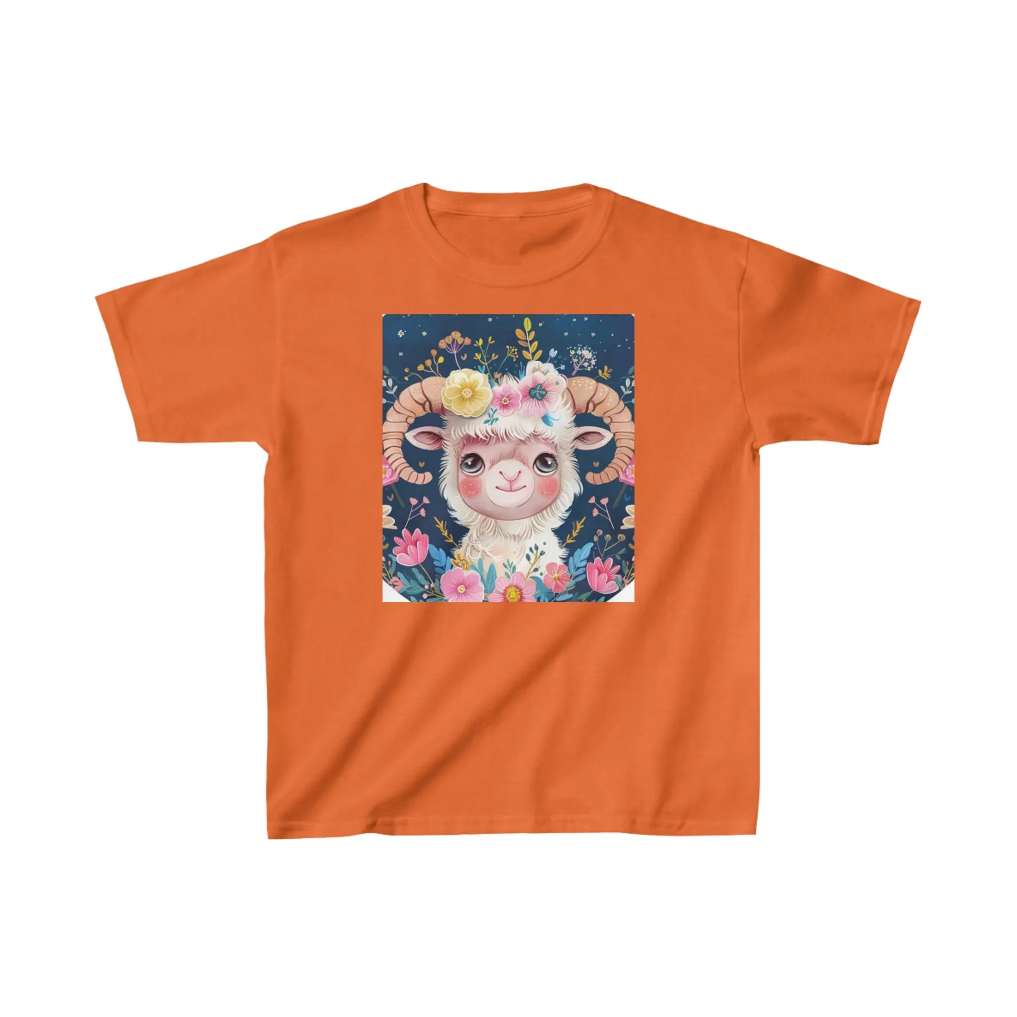 Kids Heavy Cotton Tee Aries zodiac