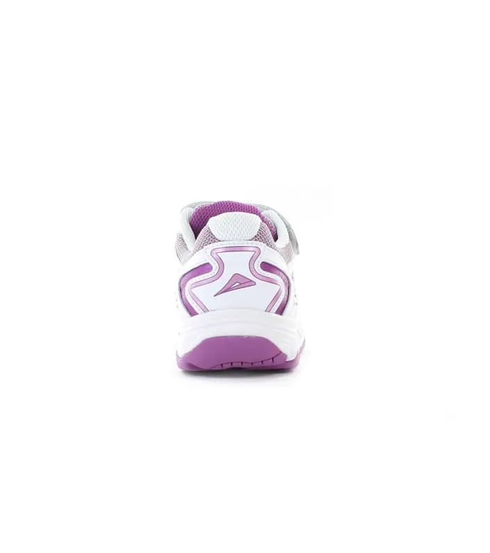 Ascent Kids White and Pink Sustain Sneakers