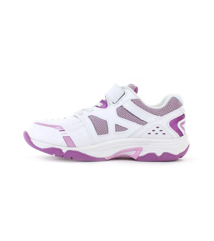 Ascent Kids White and Pink Sustain Sneakers