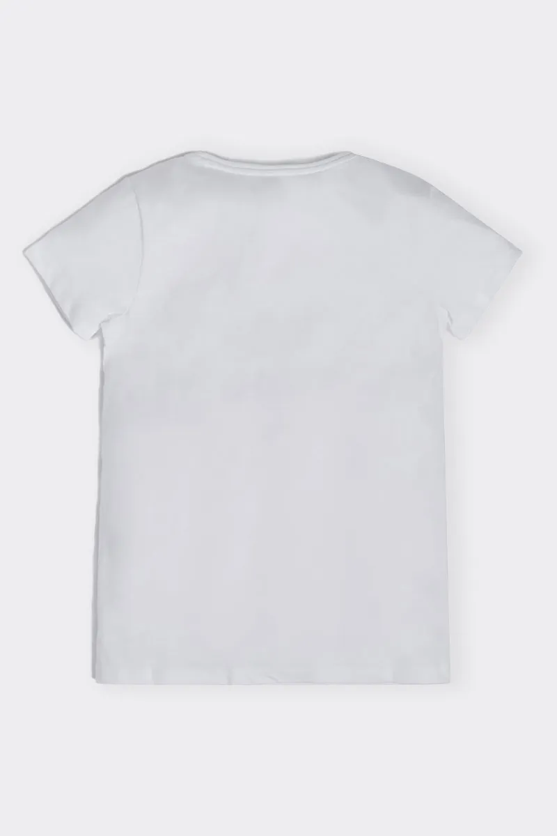 Moschino boys t-shirt in cream