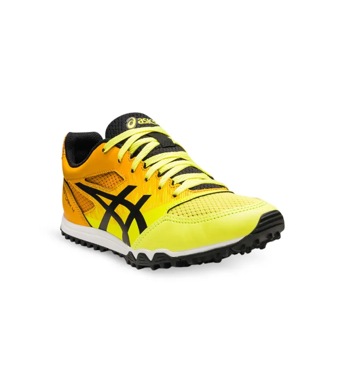 asics kids gel-firestorm 4 sour yuzu black