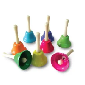 8 Piece Rainbow Musical Hand Bells Set