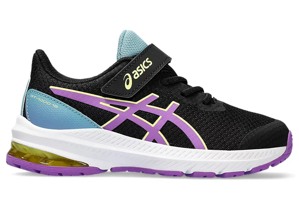 Asics KIDS GT-1000 12 PS Black/Cyber Grape