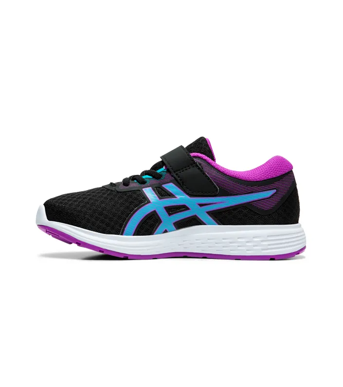 (asics patriot 11 (ps)  children's  black aquarium)