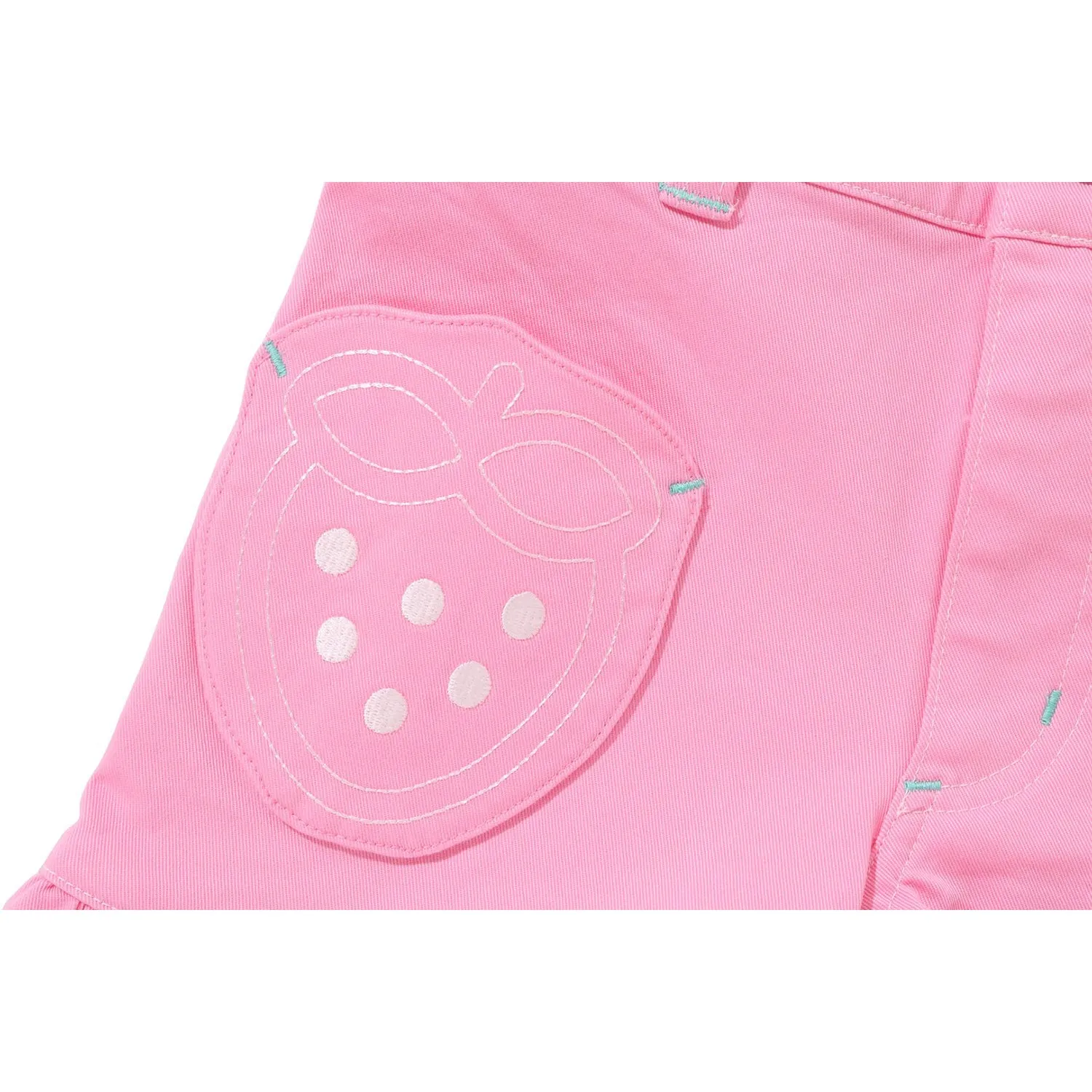 Baby Milo Strawberry Frill Shorts for Kids