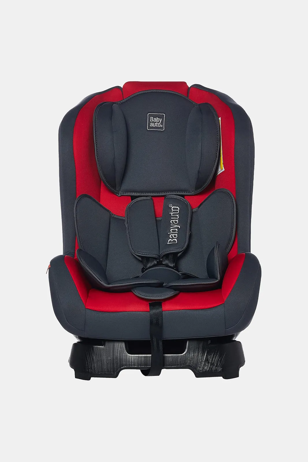 Babyauto Red And Black Baby Kids Car Seat With Side Protection & Recliner