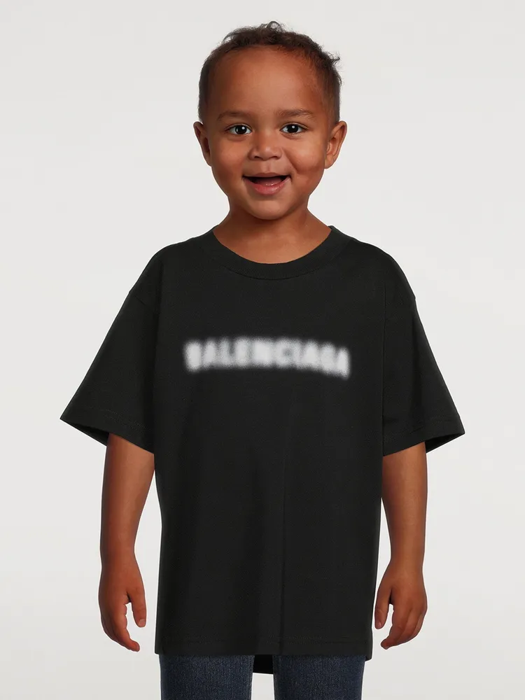 BALENCIAGA Kids Blurry T-Shirt