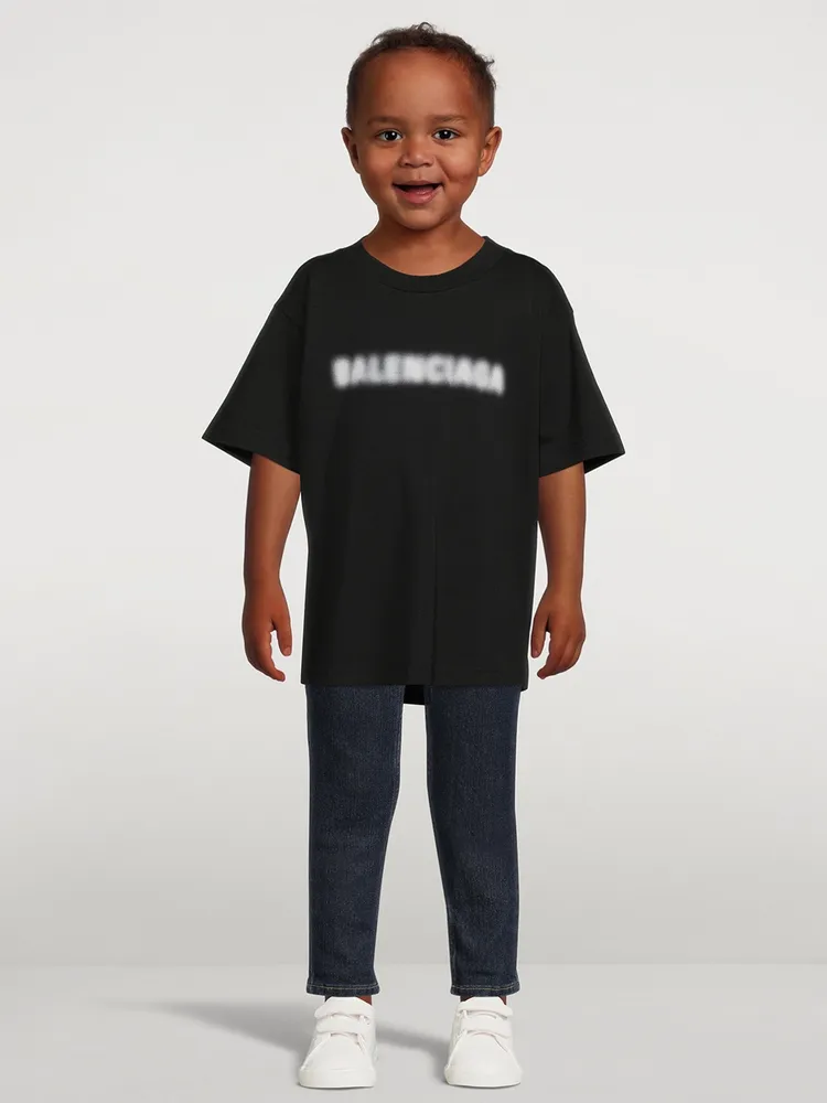 BALENCIAGA Kids Blurry T-Shirt