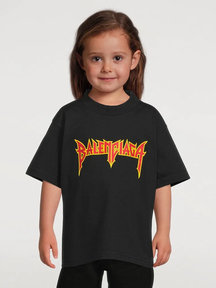 BALENCIAGA Kids Metal T-Shirt