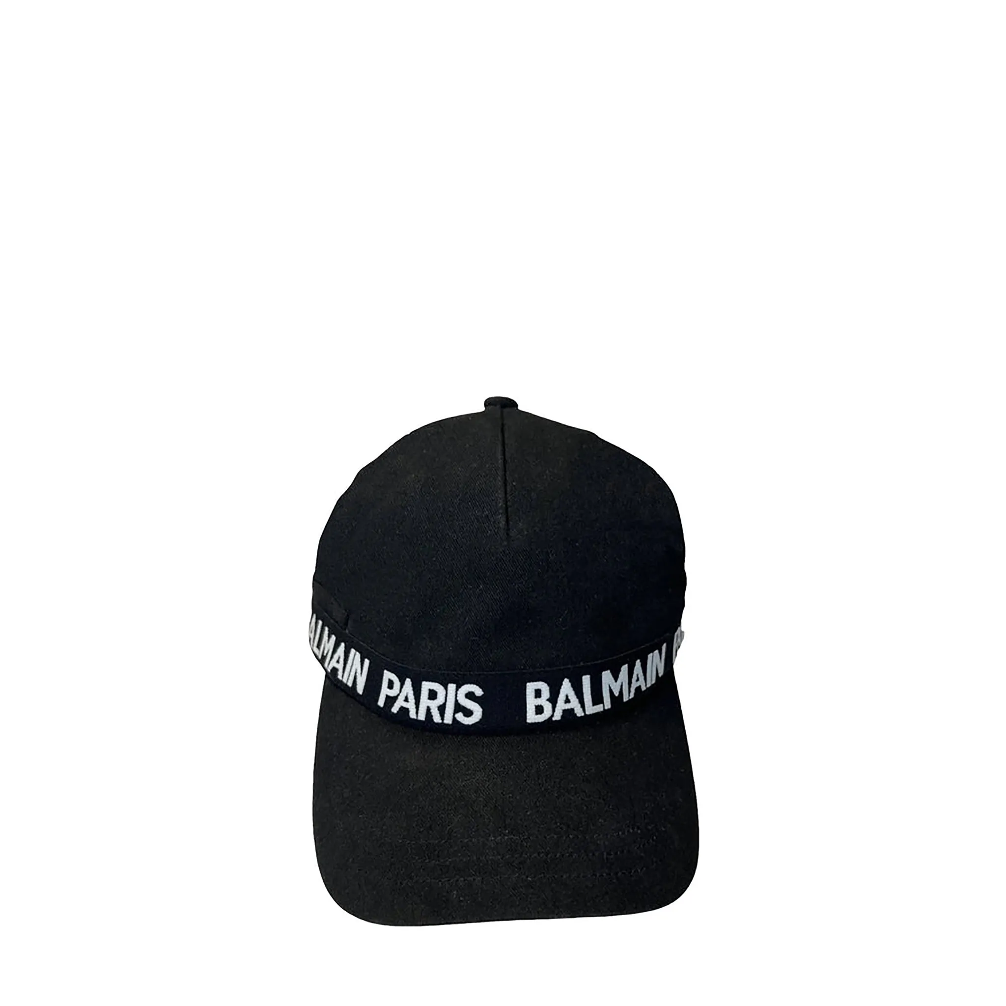 Balmain Kids Tape Logo Baseball Cap