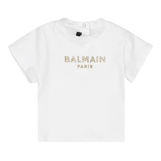 Balmain Kids Toddler's Front Logo T-shirt