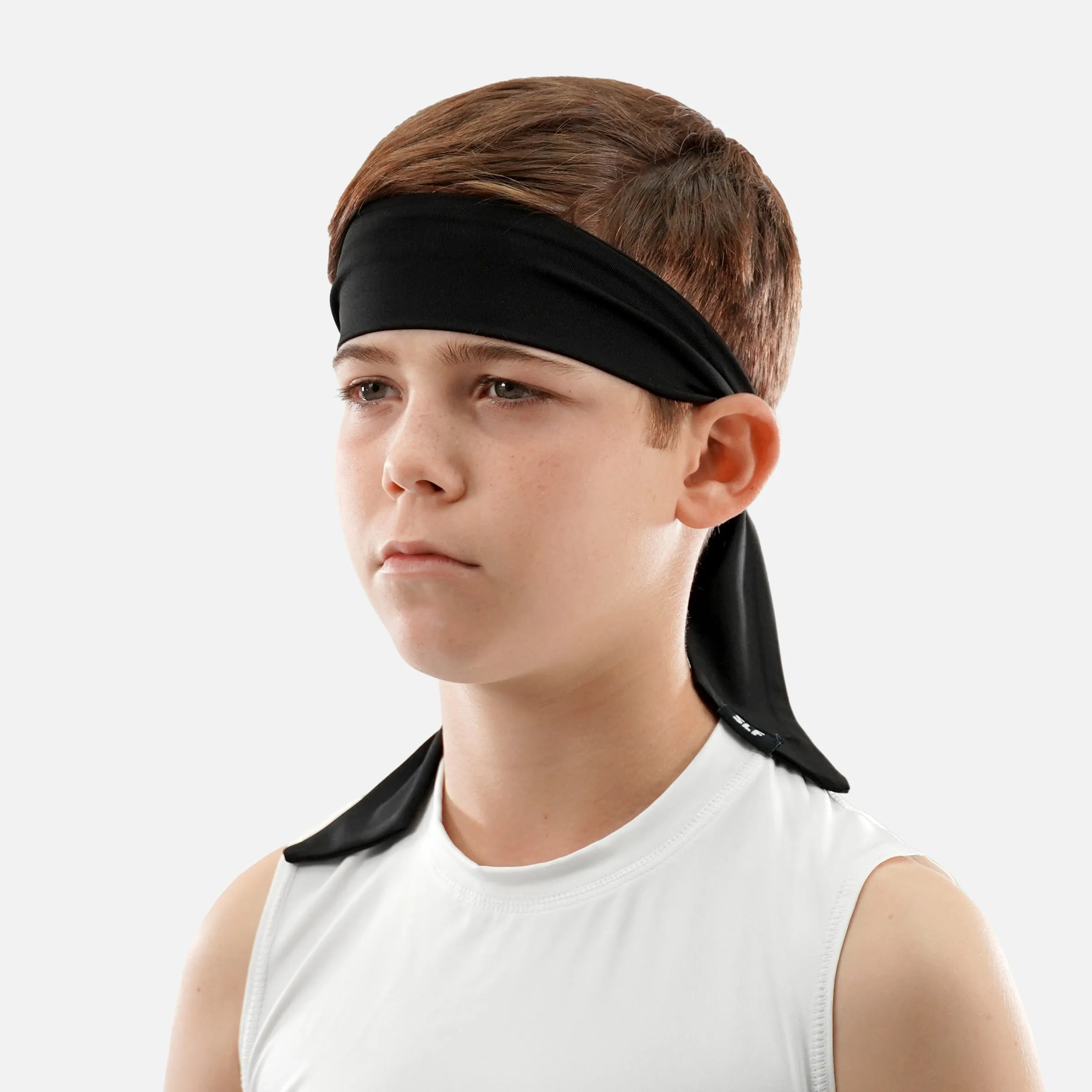 Basic Black Kids Ninja Headband