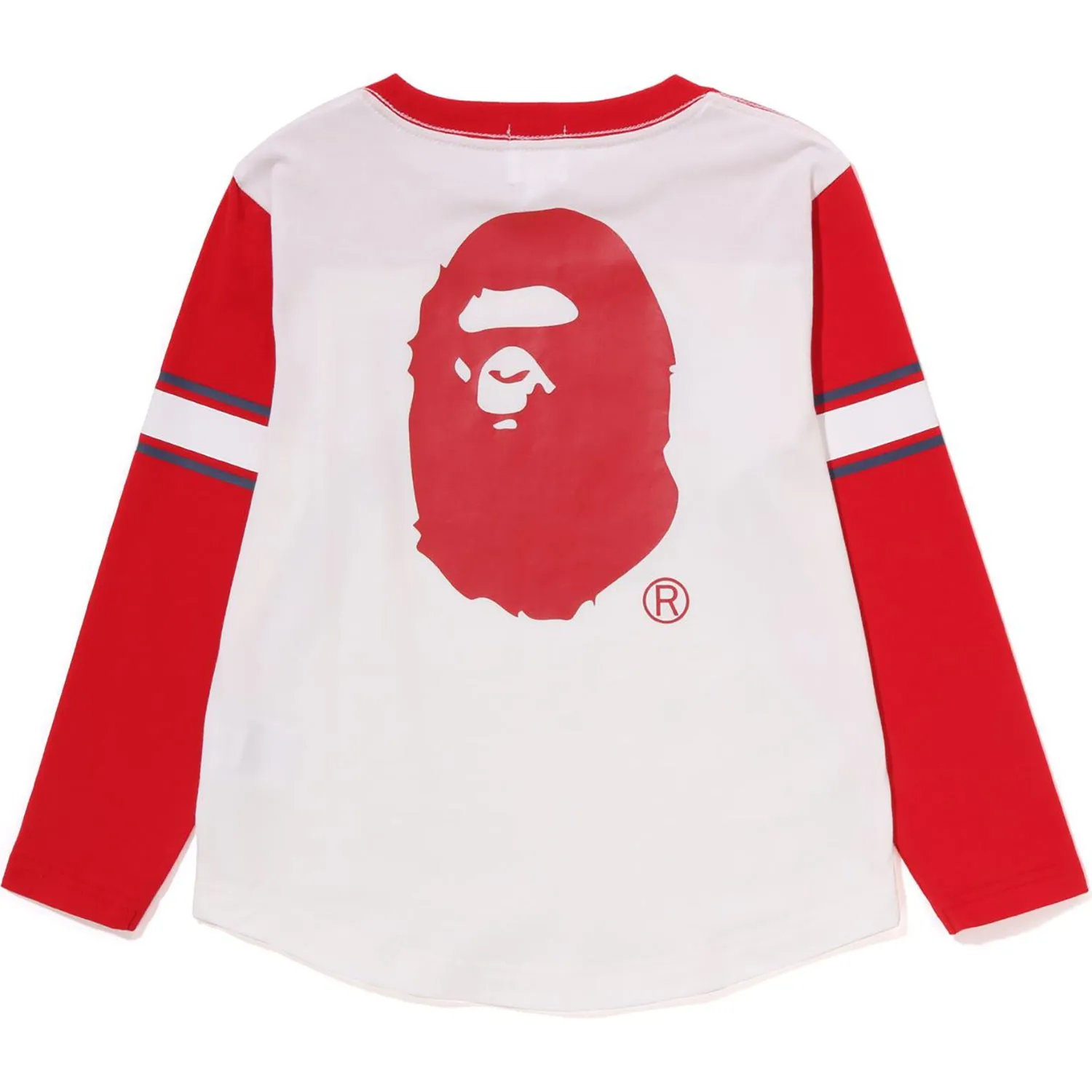 Kids Bathing Ape Football L/S Tee