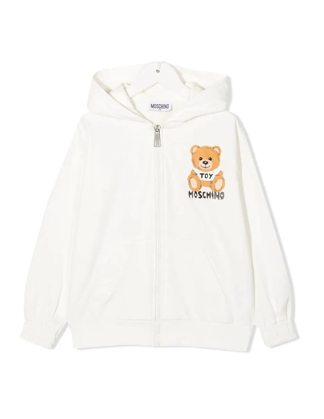 Moschino boys cream sweatshirt HUF068LDA38 AI22