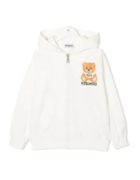 Moschino boys cream sweatshirt HUF068LDA38 AI22