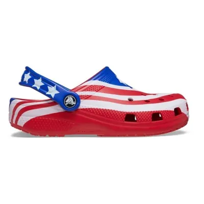 Big Kids' Crocs Classic American Flag Clogs