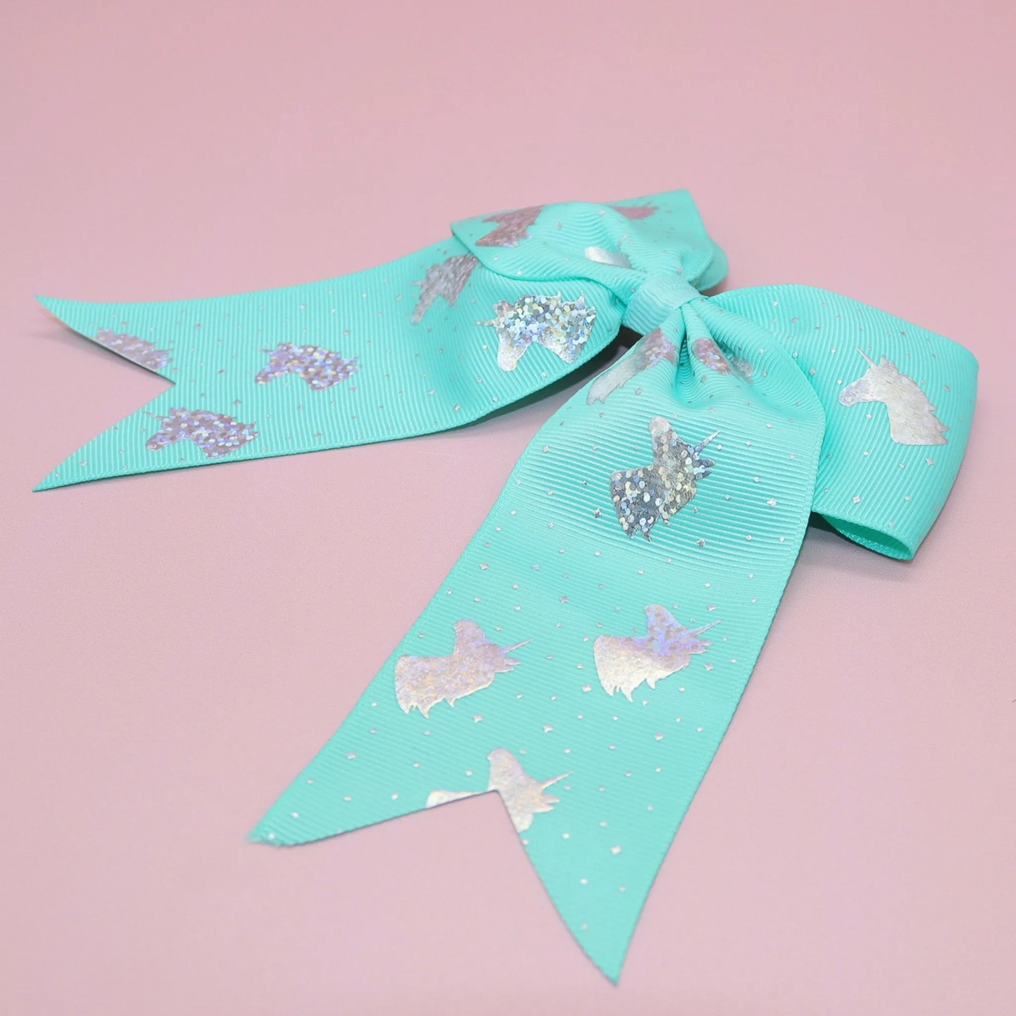 Big Glitter Unicorn Bow,