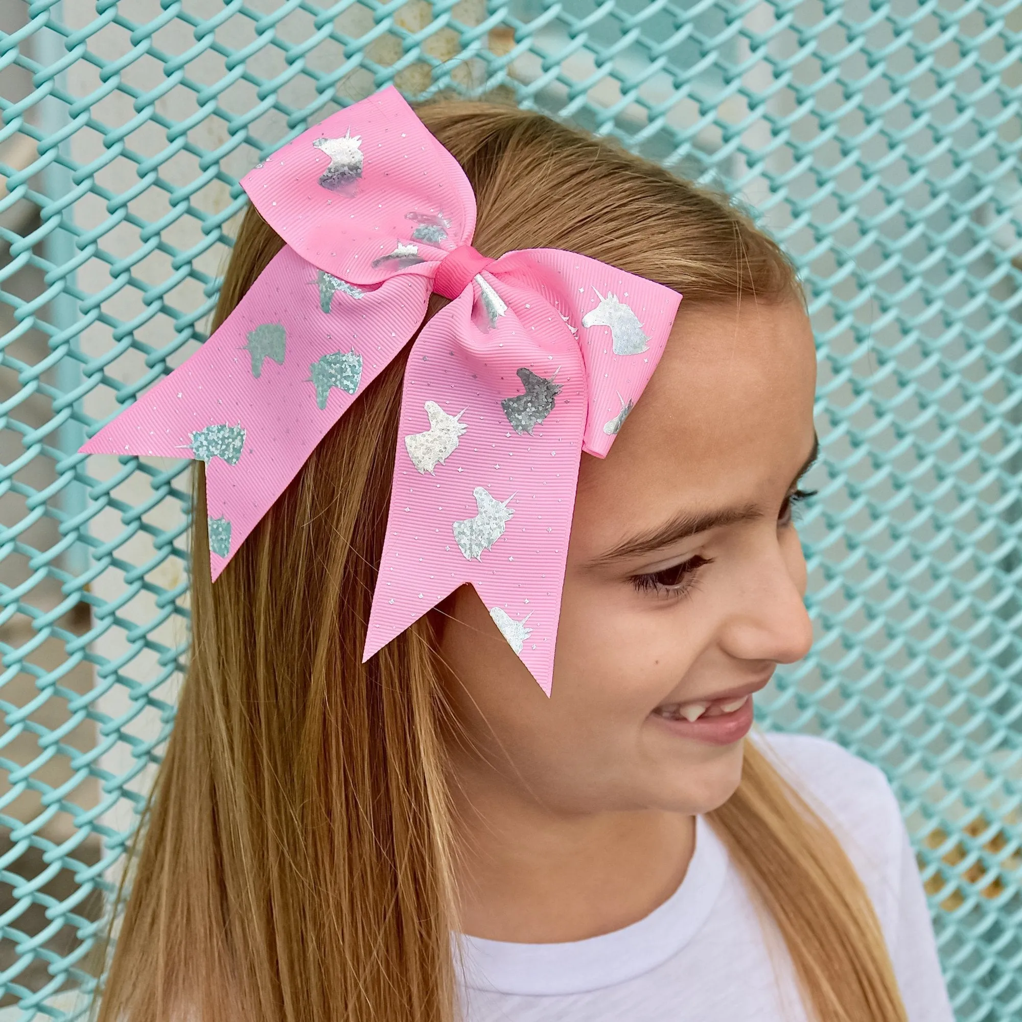 Big Glitter Unicorn Bow,