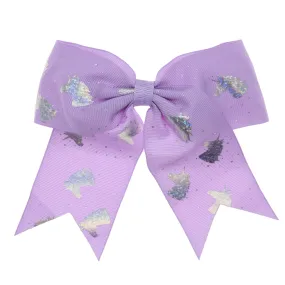 Big Glitter Unicorn Bow,