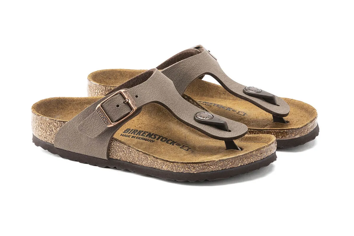 Birkenstock Gizeh R Mocca Birkibuc Kids