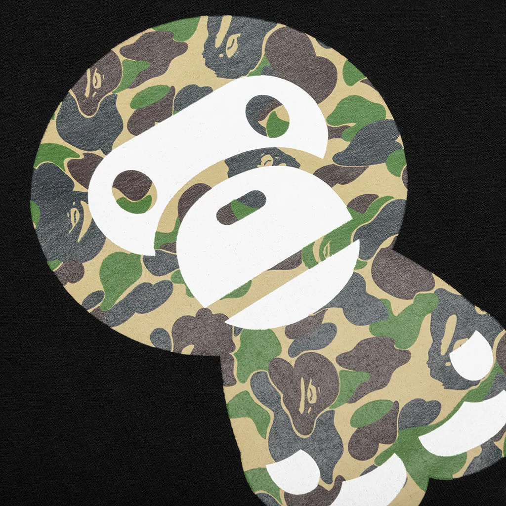 Kids Camouflage Baby Milo T-Shirt - Black