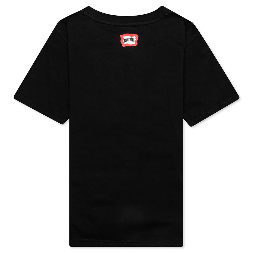 Black Kids Candy Cone Short Sleeve Tee