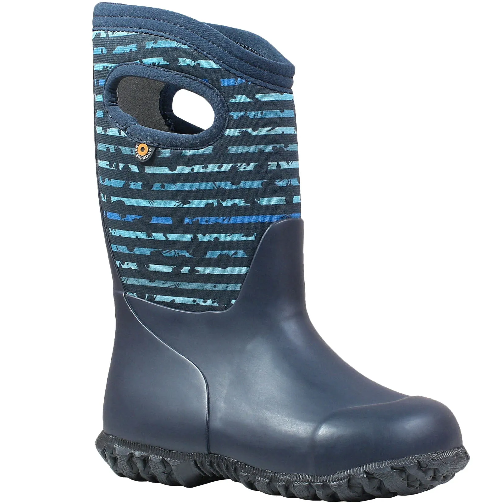 BOGS Kids York Spot Insulated Waterproof Wellies - Blue