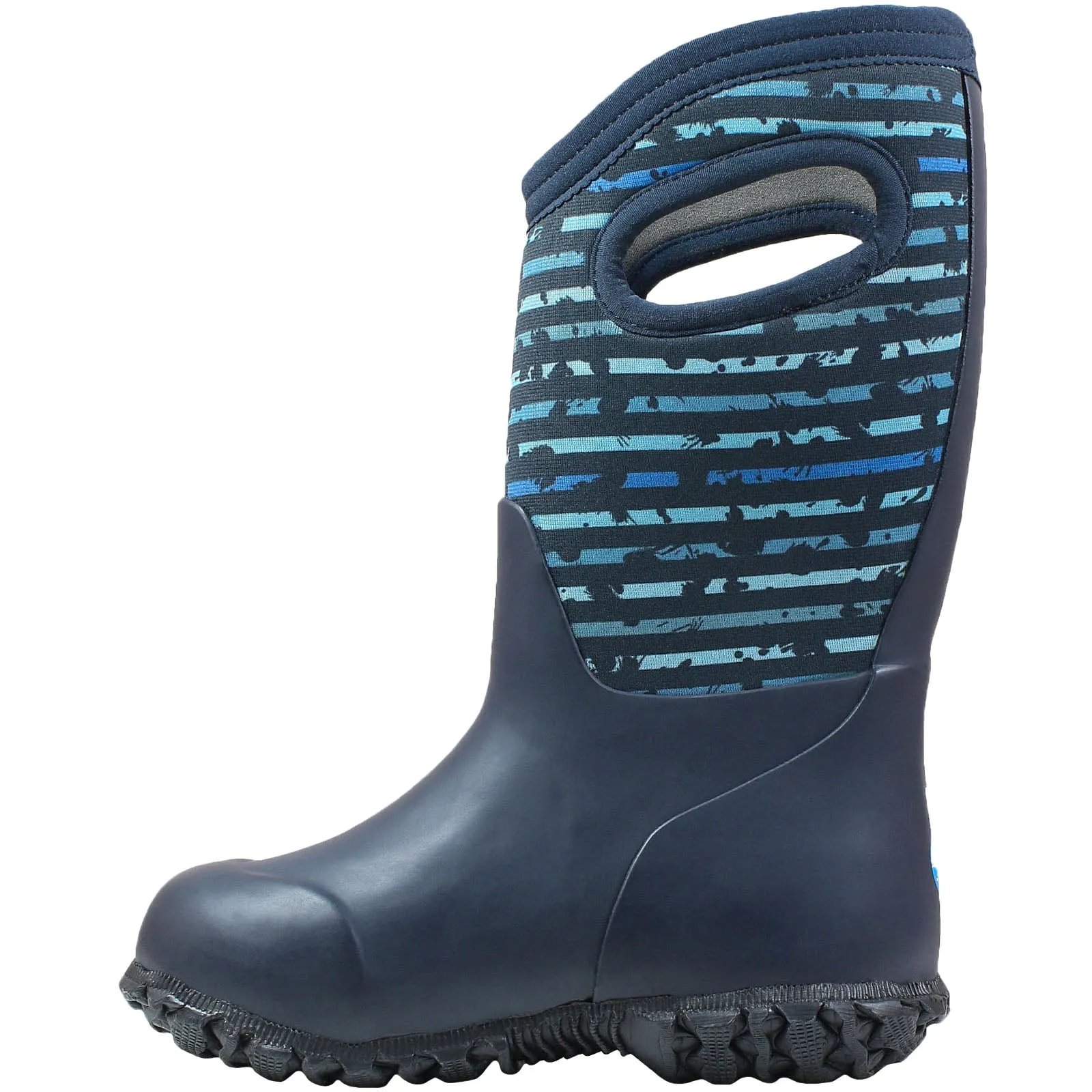 BOGS Kids York Spot Insulated Waterproof Wellies - Blue