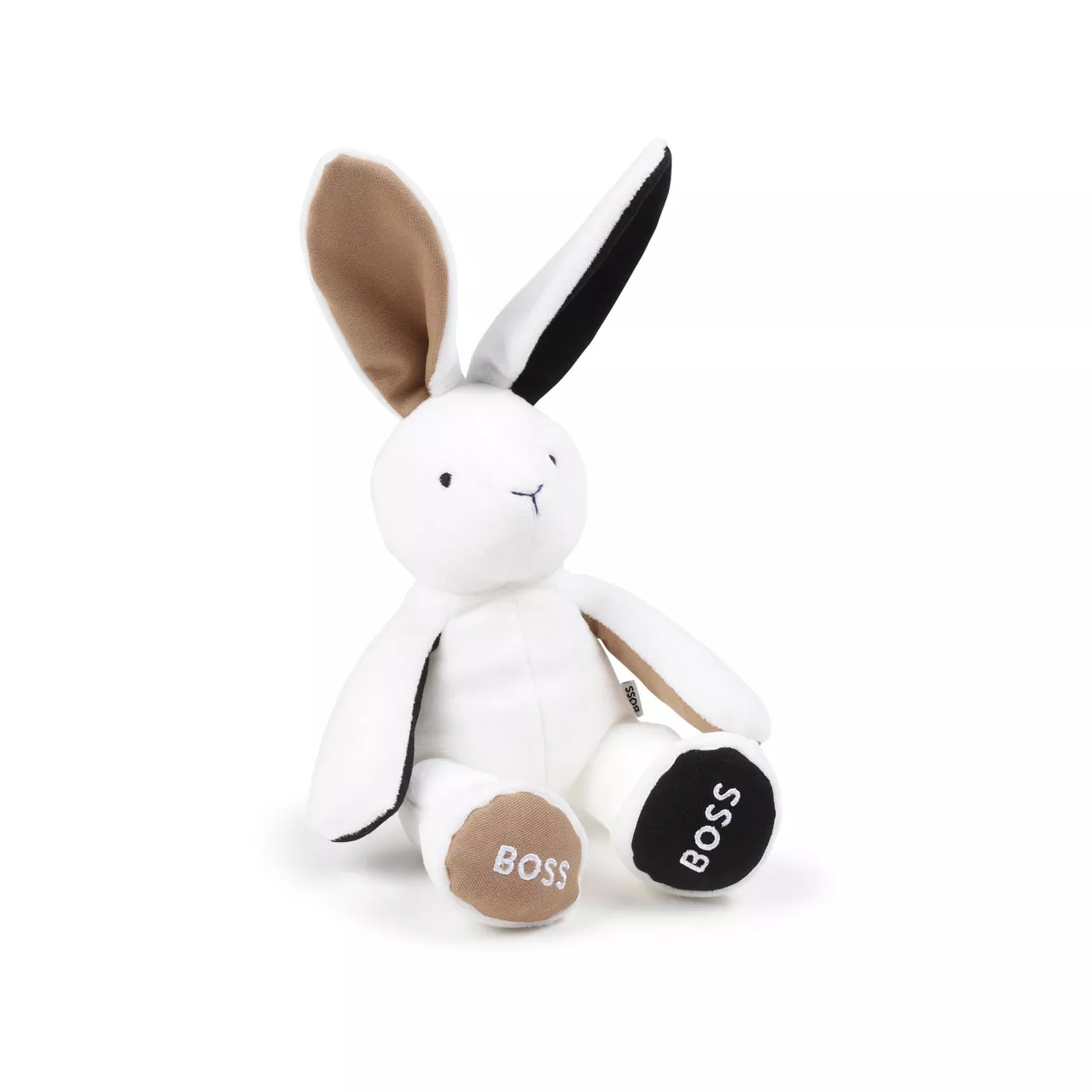 BOSS KIDS Branded Bunny Plush Teddy - WHITE