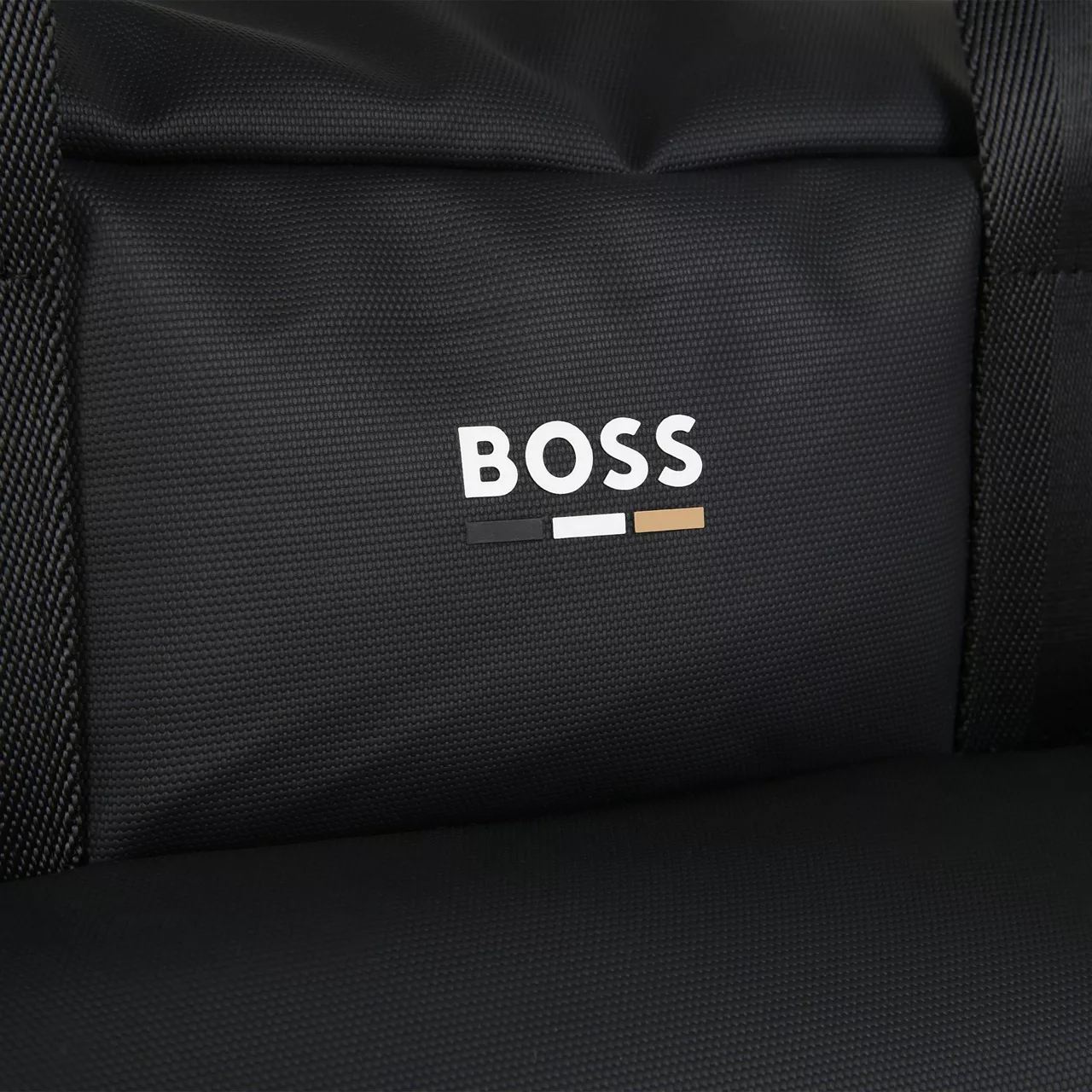 BOSS KIDS Logo Stripe Changing Bag - BLACK