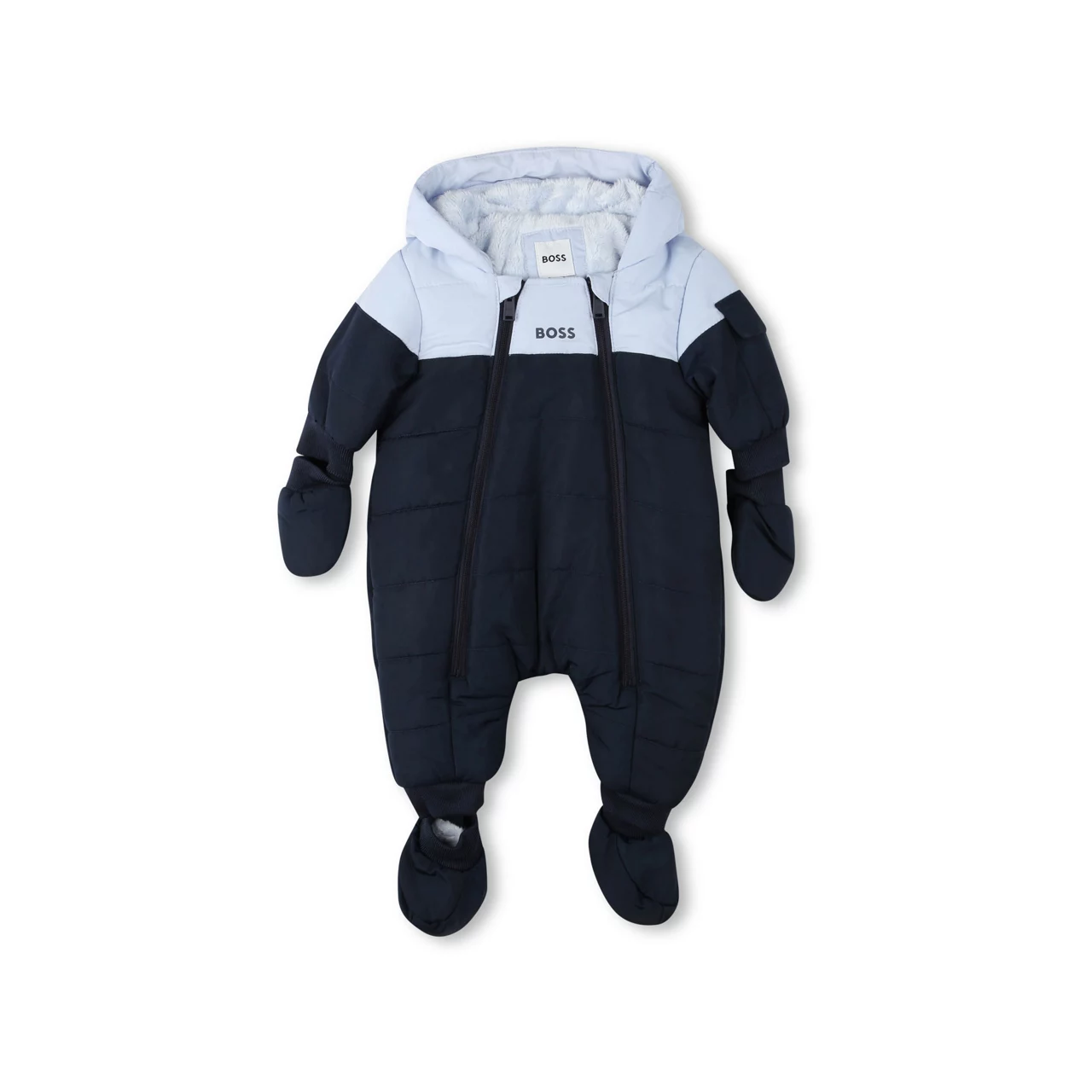 BOSS KIDS Padded Snow Suit - Navy